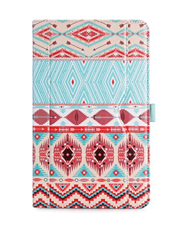 ProCase Samsung Galaxy Tab A 10.1 Case - Stand Folio Case Cover for Galaxy Tab A 10.1 Inch Tablet SM-T580 T585, with Multiple Viewing Angles, Document Card Pocket - Aztec1