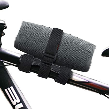 LANMU Bike Speaker Mount, Adjustable Strap Holder Accessories Compatible with JBL Charge Speaker and Most Wireless Speaker