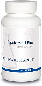 Biotics Research Lipoic Acid Plus– Alpha-Lipoic Acid, Vitamin C, Powerful Antioxidant, Promotes Eye Health. 90 caps