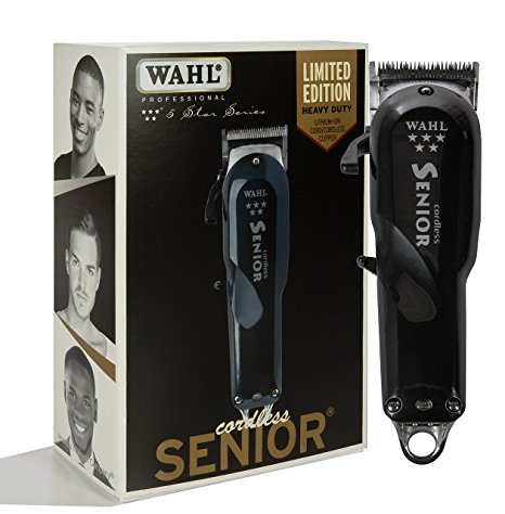 Wahl Professional 5-Star Series Cordless Senior Clipper #8504 – Great for Professional Stylists and Barbers – 70 Minute Run Time