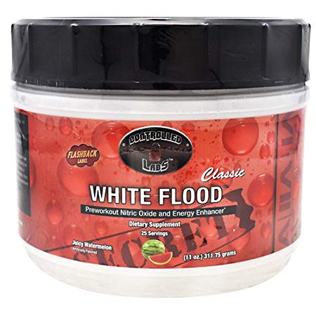 Controlled Labs White Flood Classic 25 Serving, Juicy Watermelon, 0.8 Pound