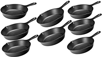 Lodge LMS3 Miniature Skillet, 3.5-inch - Pack of 8