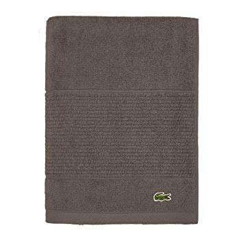 Lacoste Legend Towel, 100% Supima Cotton Loops, 650 GSM, 30"x54" Bath, Falcon