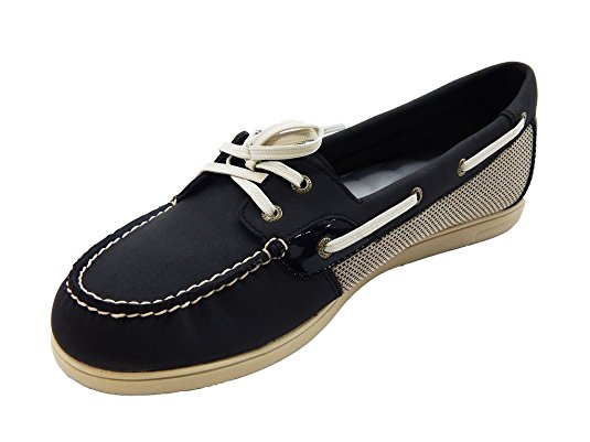 Sperry Top-Sider Women's Shoresider Black Boat Shoe