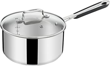 Tefal h8612414 Pro Stainless Steel Saucepan, 20 cm