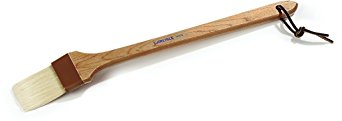 Carlisle 4037000 Sparta Pastry Basting Brush, Boar Bristles, 2" Wide, Hardwood Handle