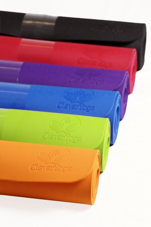 Clever Yoga Mat BetterGrip Eco-Friendly With The Best Recyclable Non-Slip and Durable TPE6mm - Comes With Our Special Namaste Lifetime Warranty 6 Colors