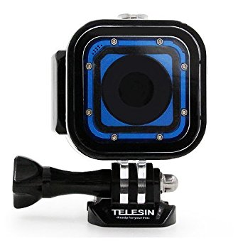 TELESIN 60m Underwater Diving Waterproof Housing Protective Case for Gopro Hero 5 Session,Hero 4 Session,Hero Session Sport Camera Accessories