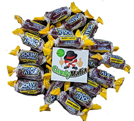 CandyMafia® Bundle - Jolly Ranchers® Hard Candy 2.4 Pound Bag   Magnet (Grape)