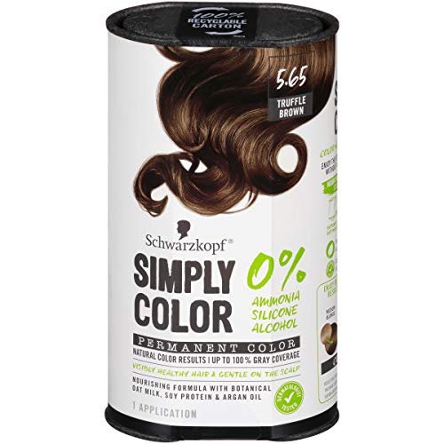 Schwarzkopf Simply Color Permanent Hair Color, 5.65 Truffle Brown