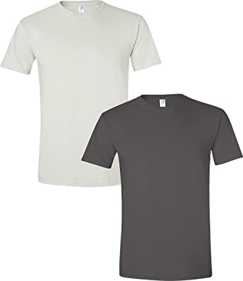 Gildan Men's Softstyle Cotton T-Shirt, Style G64000, 2-Pack