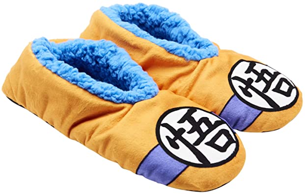 Dragon Ball Z Slippers Logo Slipper Socks (Big Kid/Teen/Adult)