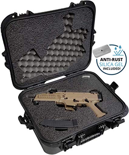 Case Club Pre-Cut CZ Scorpion EVO 3 S1 Pistol & S2 Pistol Case with Silica Gel to Help Prevent Gun Rust