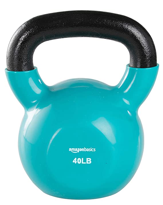 AmazonBasics Vinyl Kettlebell