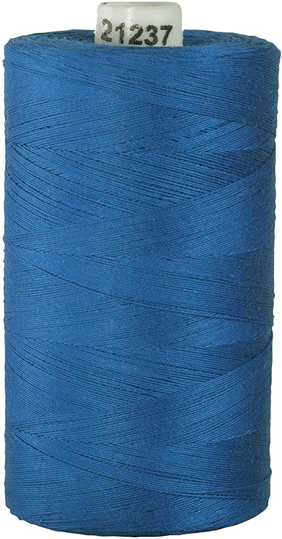 Connecting Threads 100% Cotton Thread - 1200 Yard Spool (Imperial Blue)