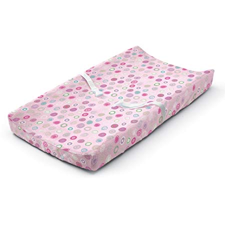 Summer Infant Ultra Plush Changing Pad Cover, Pink Swirl