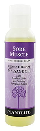 Sore Muscle Aromatherapy Massage Oil - 4 oz