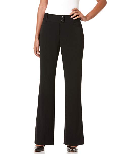 Rafaella Women's Petite Curvy-Fit Gabardine Trouser