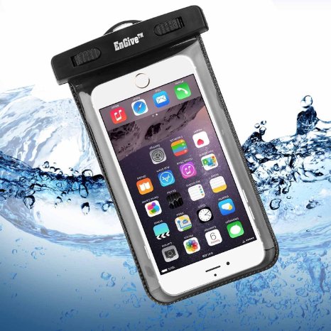 Waterproof Case, ENGIVE Waterproof Pouch Bag Case for iPhone 6s/6s Plus/6 Plus/6/5s, Samsung S7/S7 EDGE/S6/S6 EDGE/NOTE 5, HTC ONE M9/M8, SONY Z5/Z4, Google Nexus 6P/5X/ Smartphone Waterproof Protector for Boating/Hiking/Swimming/Diving/Skiing