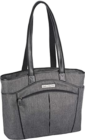Clark & Mayfield Reed Laptop Handbag 15.6" (Charcoal Black)