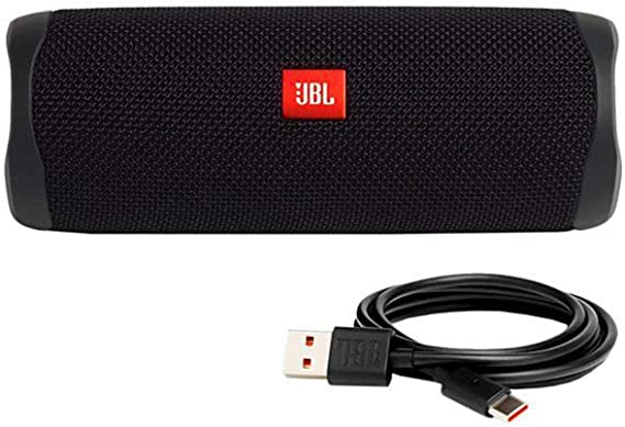 JBL JBLFLIP5BLKAM FLIP 5 Waterproof Portable Bluetooth Speaker Black