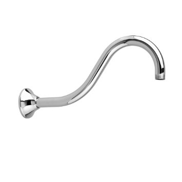 American Standard 1660.198.002 12-Inch Wall Mount Shepherd's Crook Shower Arm with 1/2-Inch NPT Thread, Polished Chrome