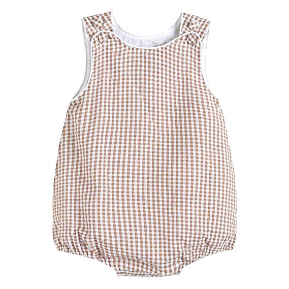 Lil Cactus Baby & Toddler Boys Seersucker or Gingham One-Piece Bubble Romper