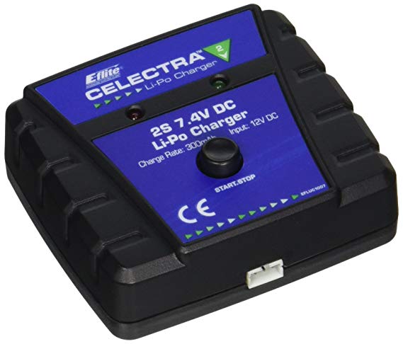 E-flite Celectra 2S 7.4V DC Li-Po Charger (Power Supply Required)