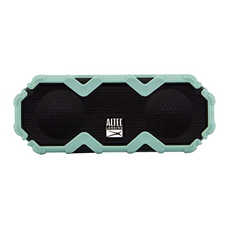 Altec Lansing IMW479 Mini LifeJacket Jolt Heavy Duty Rugged and Waterproof Ultra Portable Bluetooth Speaker with up to 16 Hours of Battery Life, 100FT Wireless Range and Voice Assistant (MTG)