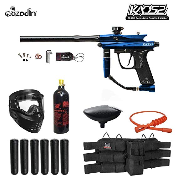 MAddog Azodin KAOS 2 Titanium Paintball Gun Package