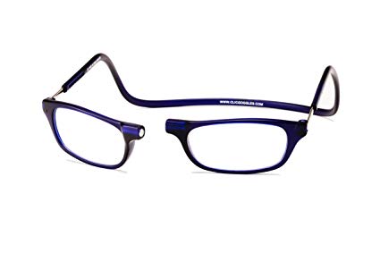 Clic Magnetic Reading Glasses in Frosted Matte Blue