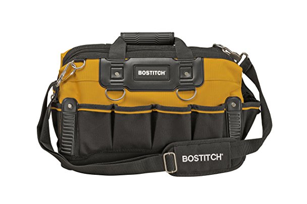 BOSTITCH BTST516155 Open Mouth Tool Bag, 16-Inch