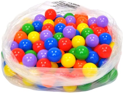 200 Wonder Playball Non-Toxic Non-Recycled Crush Proof Quality Phthalates and BPA Free 6 Colors