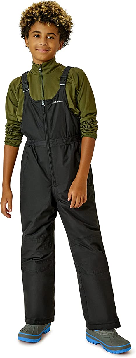 Eddie Bauer Kids' Snow Bib - Insulated Waterproof Snow Ski Pant Overalls For Boys And Girls (3-16)