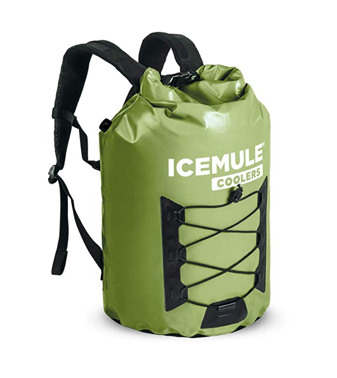 ICEMULE Pro Insulated Backpack Cooler Bag - Hands-free, Highly-Portable, Collapsible, Waterproof and Soft-Sided Cooler Backpack for Hiking, the Beach, Picnics, Camping, Fishing