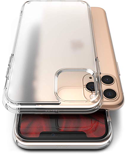 Ringke Fusion No-Smudge Matte Case Made for iPhone 11 Pro Max, Anti Fingerprint Frost PC Clear Case for iPhone 11 Pro Max (2019) - Translucent