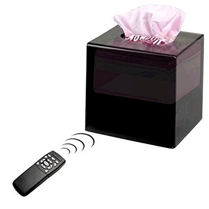 Tissue Box Portable Hidden Camera with Built-In DVR Video Secureshot Recorder High Resolution Color - Spysonic