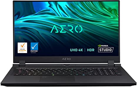 GIGABYTE AERO 17 HDR YD - 17.3" UHD 4k IPS 300Hz, Intel Core i9, NVIDIA GeForce RTX 3080 Laptop GPU 8GB GDDR6, 32GB RAM, 512GB SSD 1TB SSD, Win10 Pro, Creator&Gaming Laptop(AERO 17 HDR YD-93US548SP)