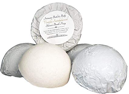 Shower Bomb Fizzies! 5 Pack Aromatherapy Shower Steamers - Vanilla Sandalwood