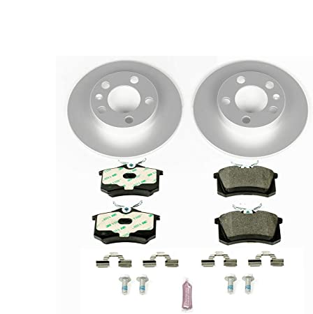 Power Stop ESK847 Rear Euro-Stop Brake Kit Volkswagen