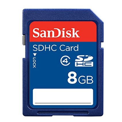 10 Pack - SanDisk 8GB Class 4 SDHC Memory Card, Frustration-Free Packaging- SDSDB-008G-AFFP