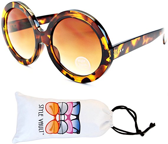V3052-VP Style Vault Crazy Round Oversized Sunglasses