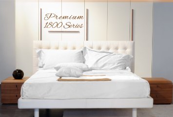 Swan Comfort 4 Piece Premier 1800 Series Twin Full Queen King California King Sizes Deep Pocket Luxury Bed Sheet Set Wrinkle Resistant Queen White