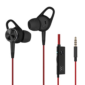 Docooler Linner Active Noise Cancelling In-Ear Headphones Noise Reduction Monitor 3.5 mm Dynamic Crystal Clear Sound Headphones With Mic For MP3/MP4 SmartPhone Tablet PC Computer