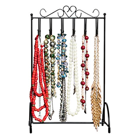 Best Jewelry & Necklace Display Stand For Classy Women, Perfect Bracelet Holder & Organizer For Necklaces, Bangle Bracelets, Watches, Display Your Beautiful Jewelry Pieces