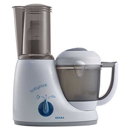 BEABA Babycook Original Plus 6 in 1 Steam Cooker, Blender, and Bottle Warmer, 3.5 cups, Dishwasher Safe, Peacock