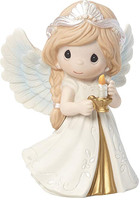 Precious Moments"He Is The Light Angel Figurine, Multicolor