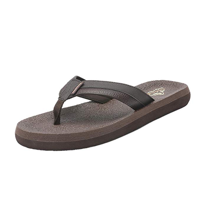 NORTIV 8 Men's Flip Flops Thong Sandals Comfortable Light Weight Beach Sandal