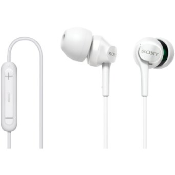 Sony MDR-EX100IPW Earbuds for iPodiPhoneiPad White