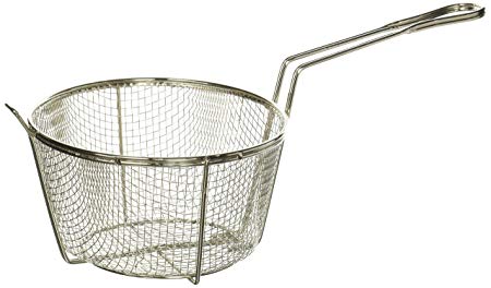 Winco Steel Round Wire Fry Basket, 8-Inch